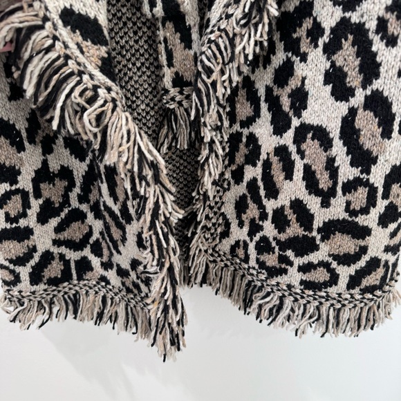 Alanui Kids Wild Spirit Cardigan Leopard Print Size 6 - Picture 12 of 16